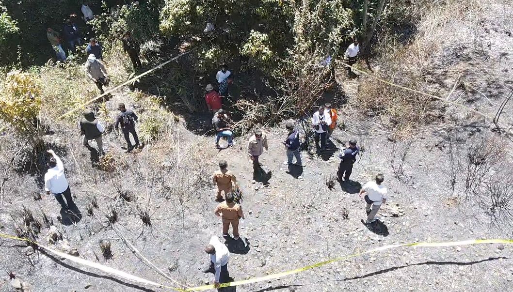 Kapolda Sumut Pantau TKP Kebakaran Hutan Dari udara