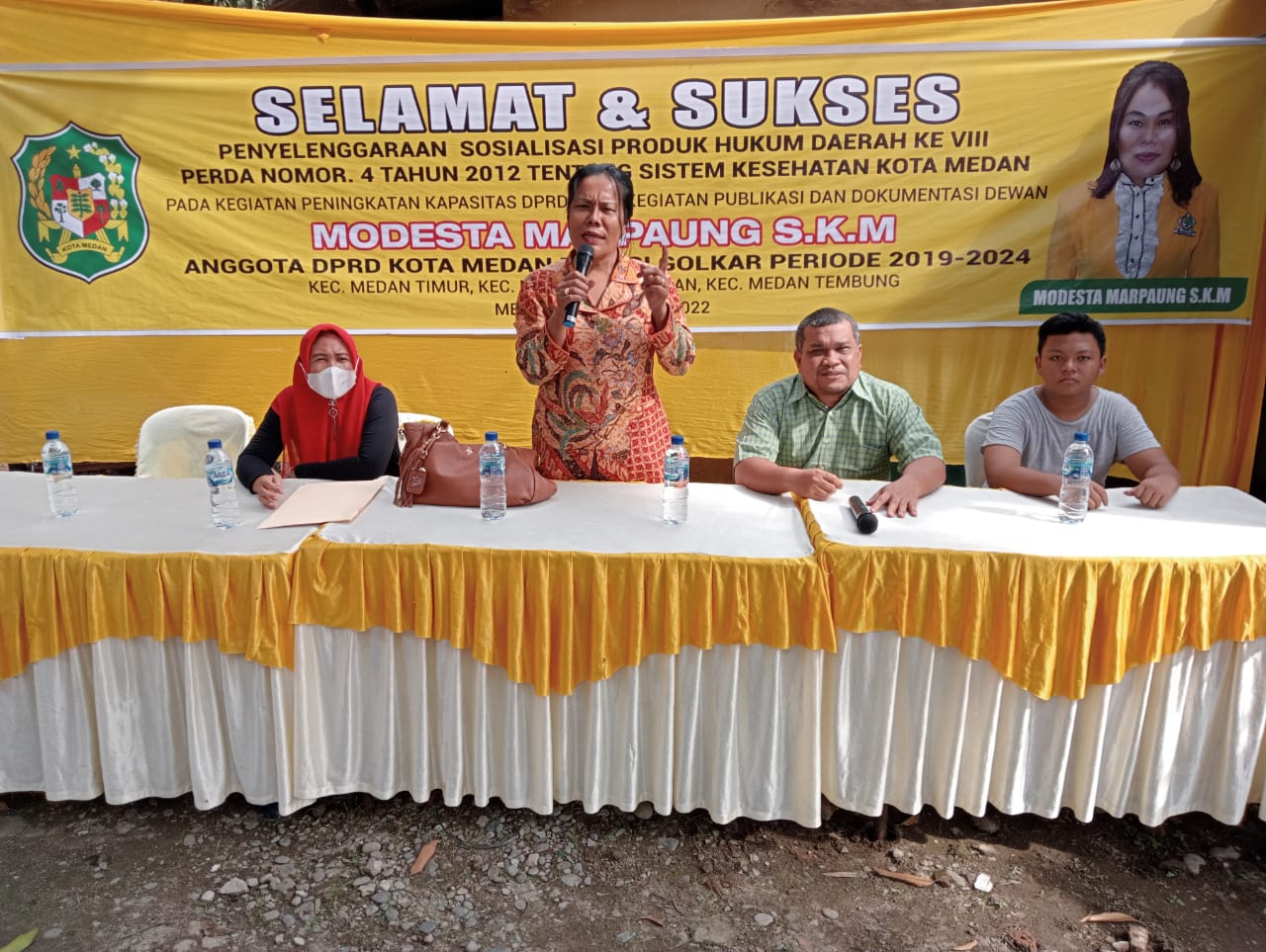 Modesta Marpaung Berkomitmen Dukung Walikota Medan Perbaiki Pelayanan Kesehatan di Medan