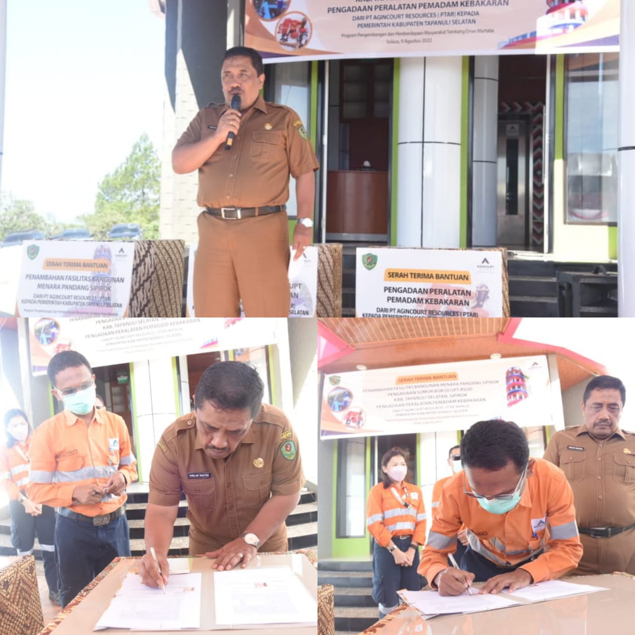 Sekda Apresiasi PT AR Usai Serahkan Berbagai Bantuan ke Pemkab Tapsel