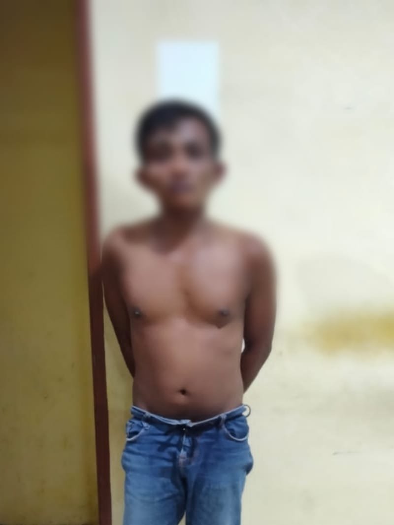 Personil unit Reskrim Polsek Pantai Labu Polresta Deli Serdang amankan pelaku Kasus Penganiayaan Berat