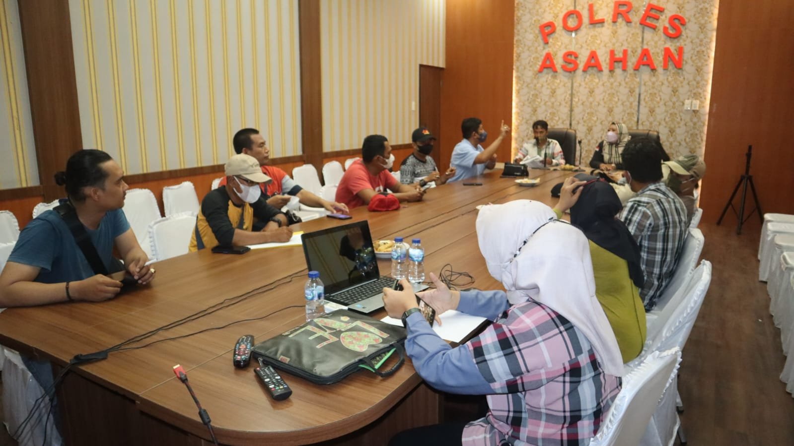 Humas Polres Asahan Gelar Silaturahmi dengan Wartawan