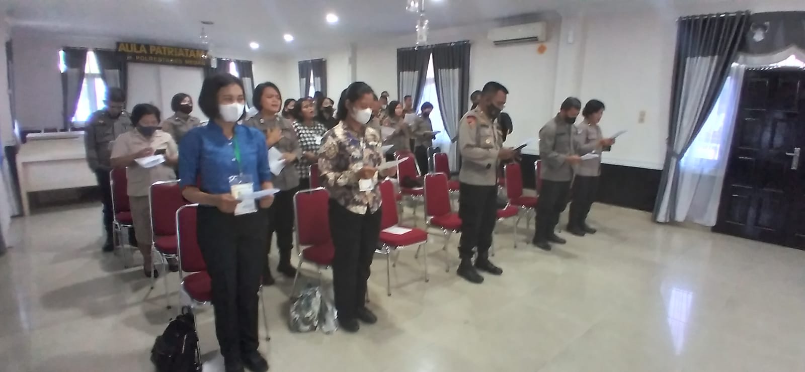 Polrestabes Medan Gelar Binrohtal Bagi Personel Beragama NasraniÂ 