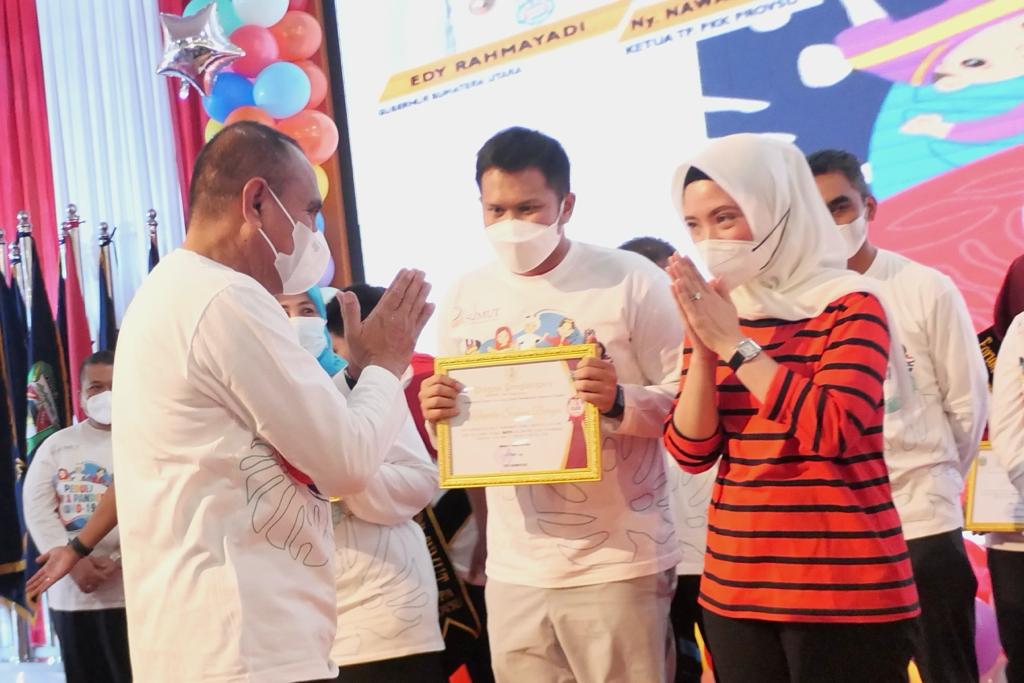 Sergai Terima Penghargaan Kabupaten Layak Anak Tingkat Provinsi