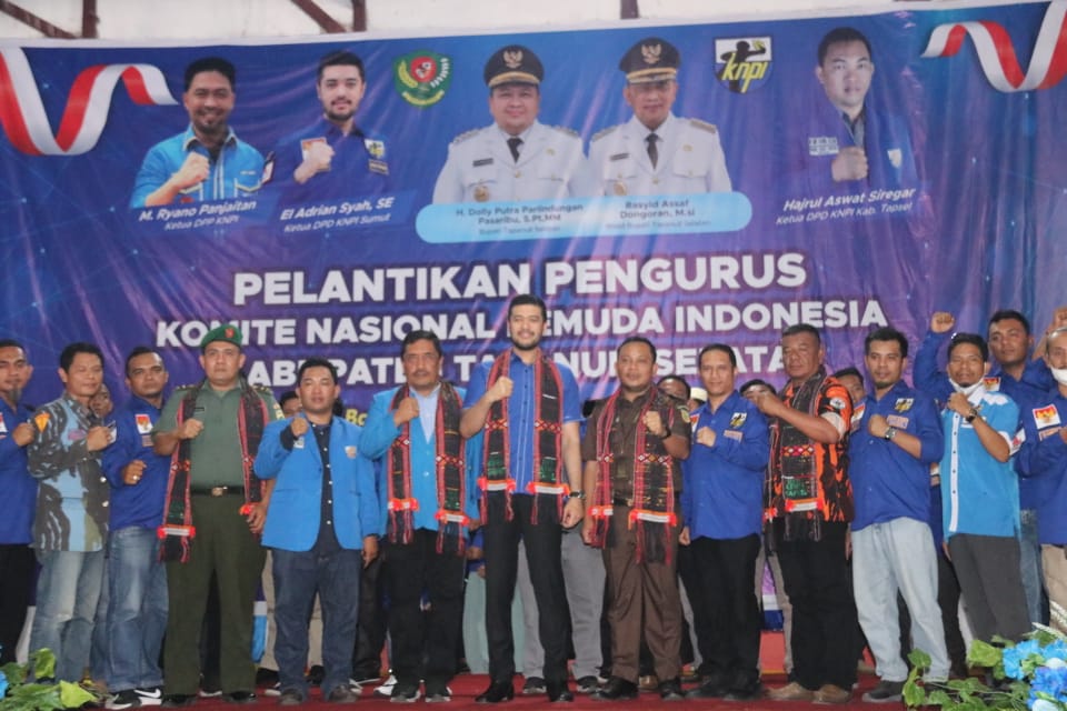 Hajrul Aswat Siregar Dilantik Kembali Jadi Ketua DPD KNPI Tapsel