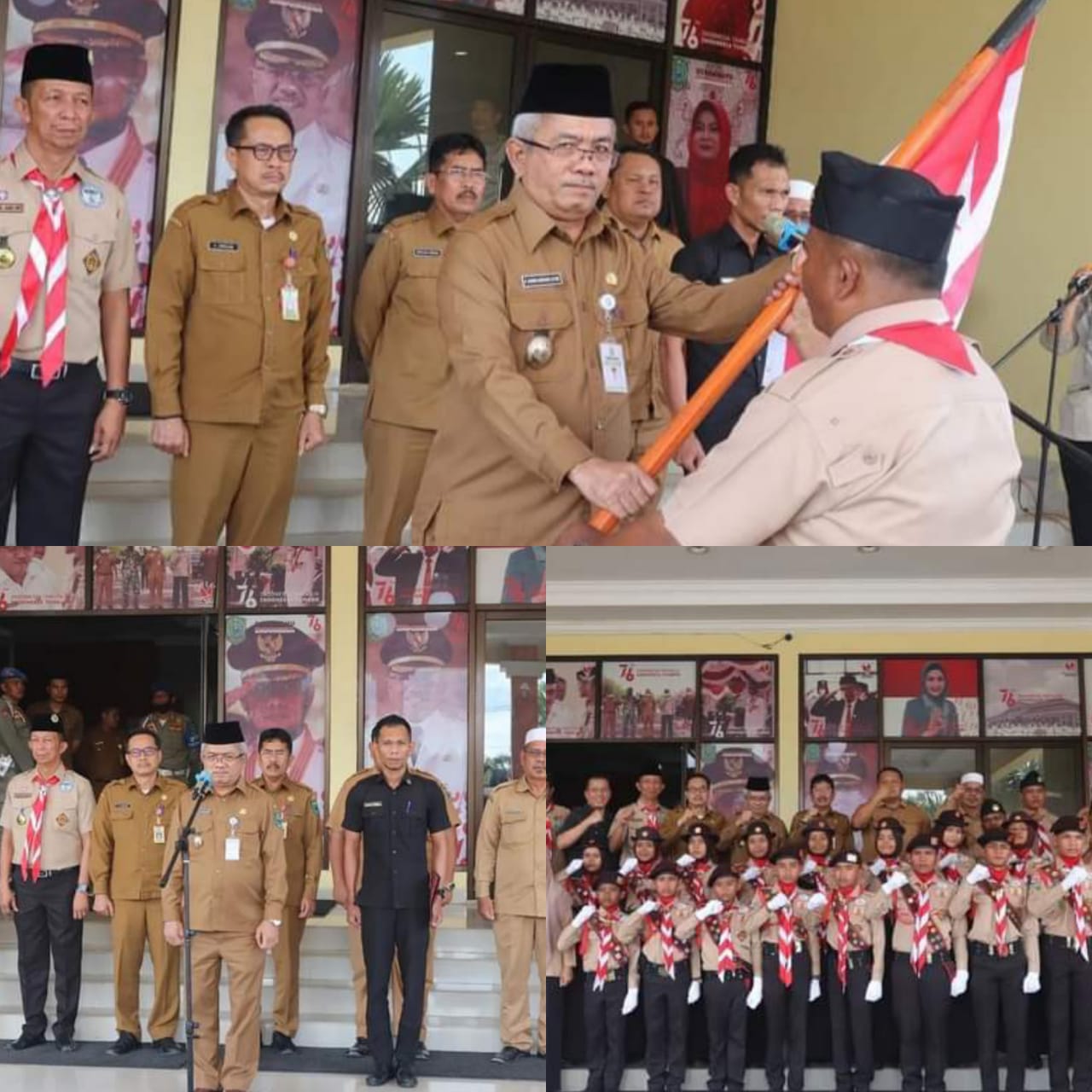 Wabup Paluta Lepas Kontingen Jambore Nasional