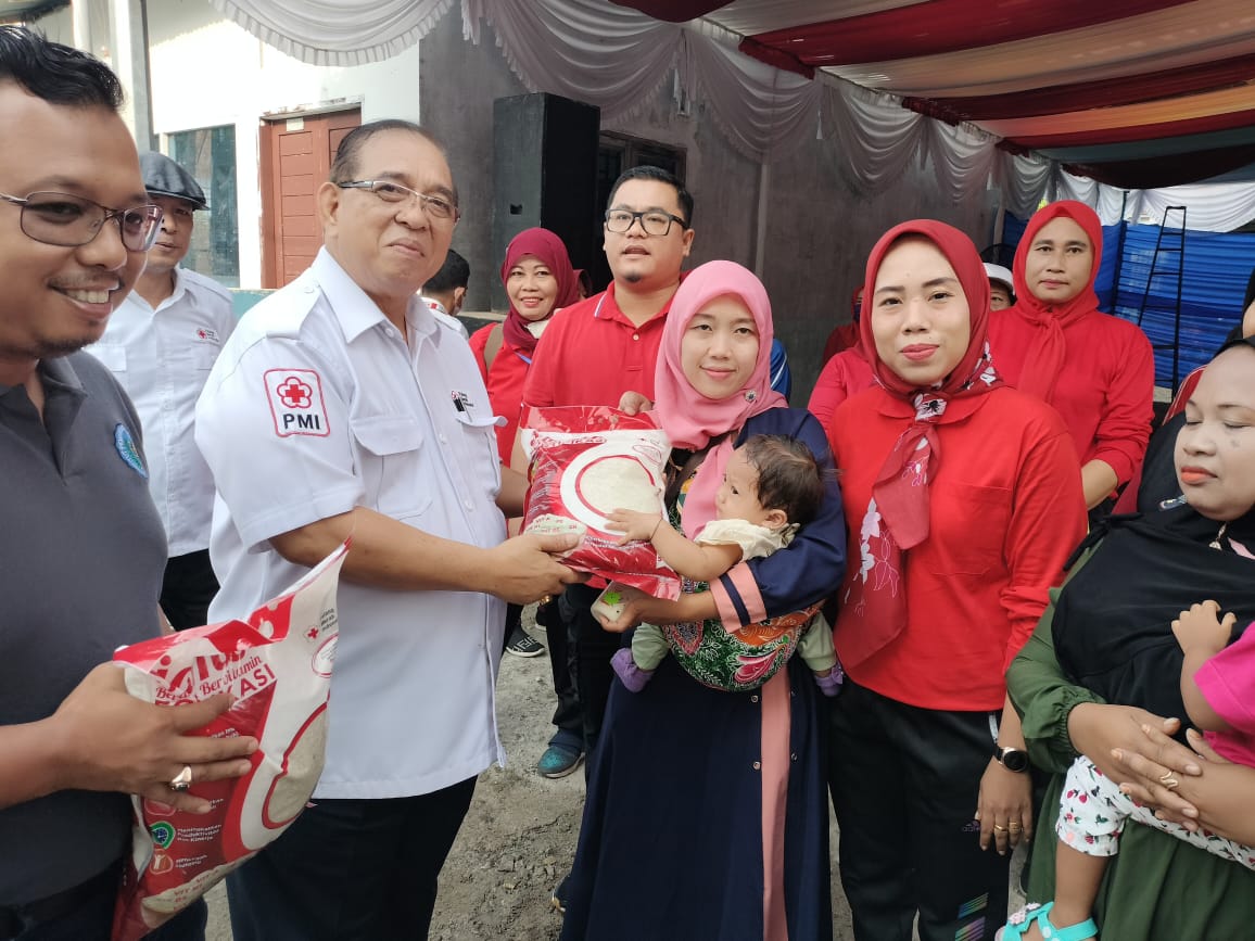Menyambut HUT RI Ke 77, Desa Sena Gandeng PMI Peduli Anak Stunting