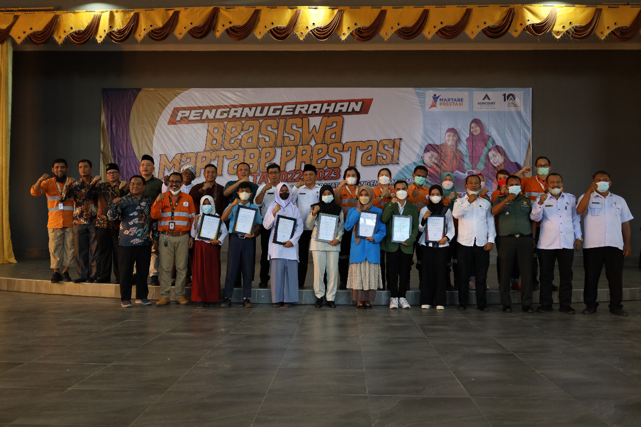 Agincourt Resources Gelontorkan Beasiswa Martabe PrestasiÂ  Bagi 288 Siswa SD hingga UniversitasÂ 