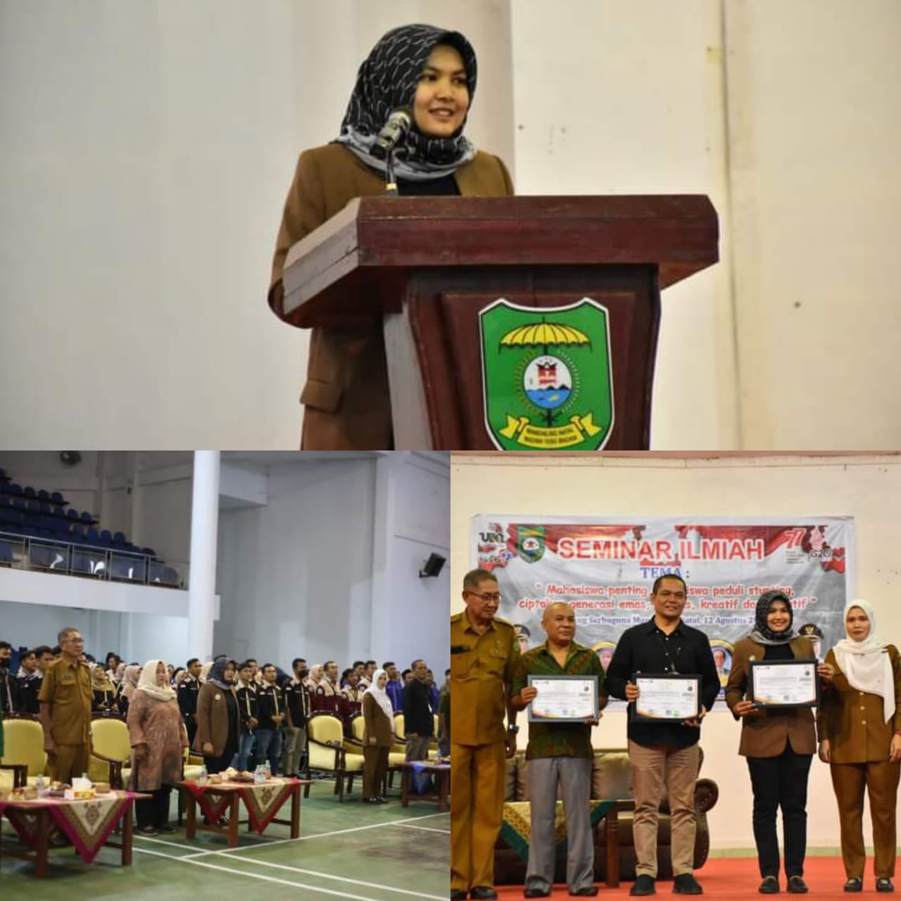 Wabup Madina Buka Seminar Ilmiah di Gedung Serbaguna