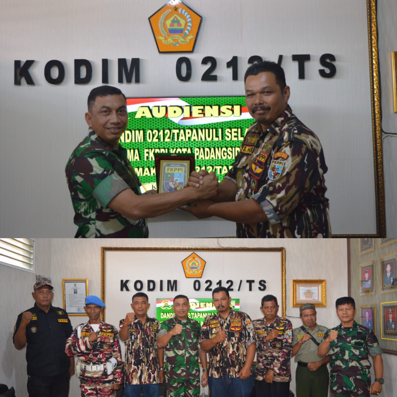 Dandim 0212/Tapsel Terima Audiensi Pengurus FKPPI Padang Sidempuan
