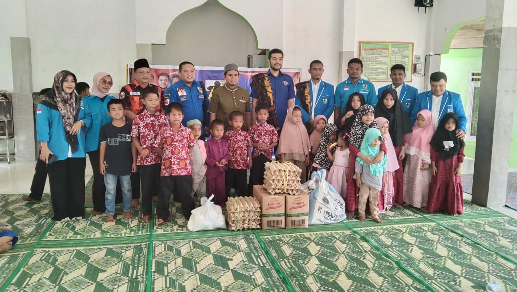 KNPI Sumut Bersama KNPI Padangsidimpuan menyerahkan Bantuan Ke Panti Asuhan