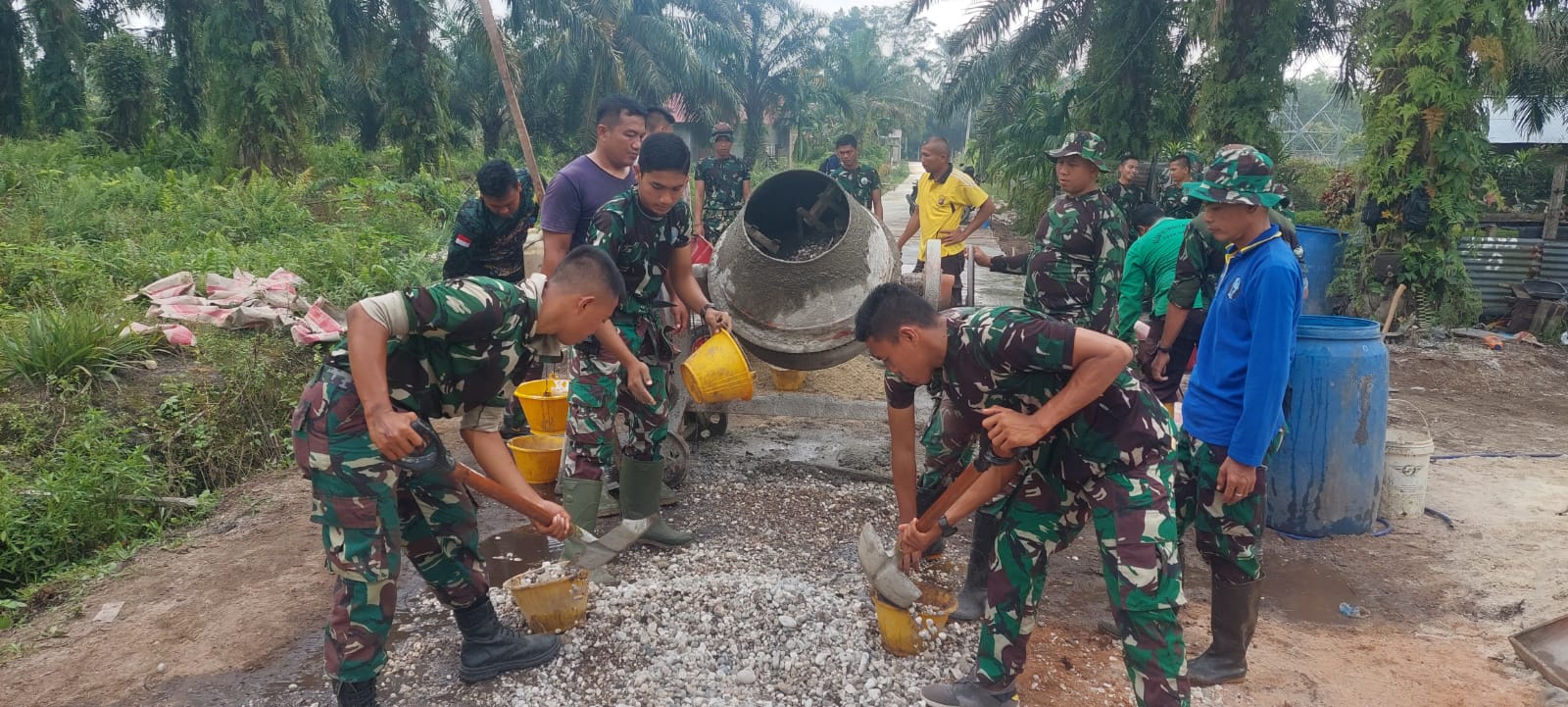 Komandan SSK TMMD Apresiasi Kekompakan Satgas dan Warga dari Pra Hingga Pelaksanaan TMMD