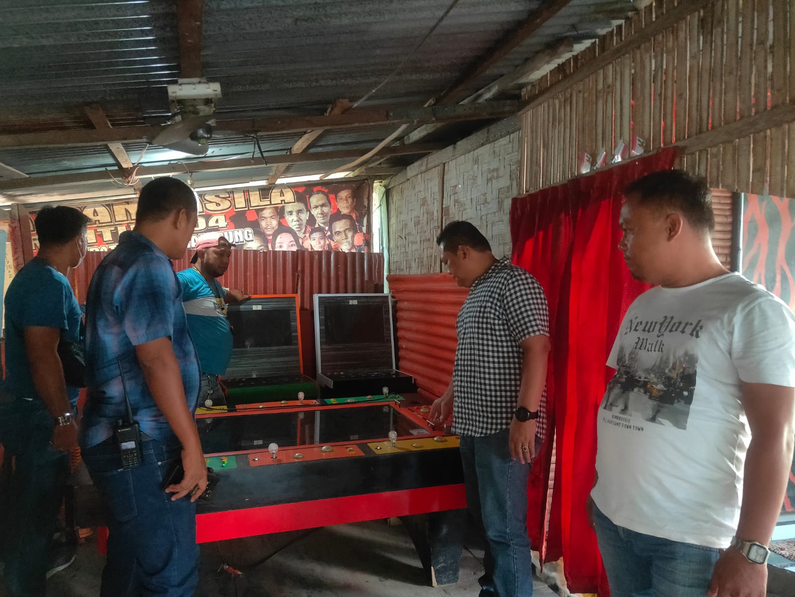 Gerebek Lokasi Judi!!! Tekab Polsek Patumbak Amankan Mesin Judi Tembak Ikan & Jackpot