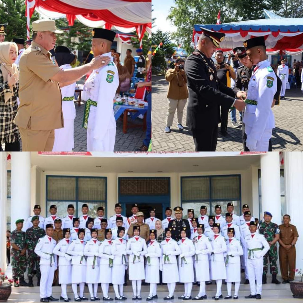 Forkopimda Saksikan Pengukuhan Paskibraka Madina Tahun 2022