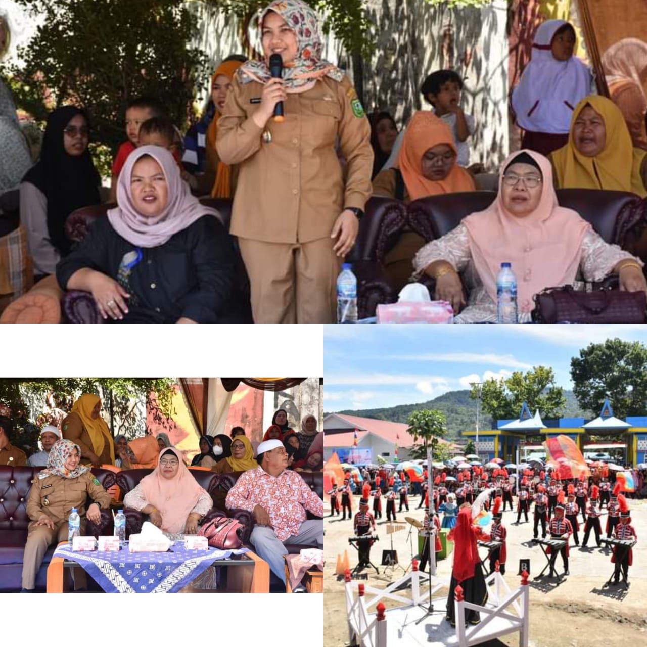 Wakil Bupati Madina Saksikan Pagelaran Drumband Di Kotanopan.