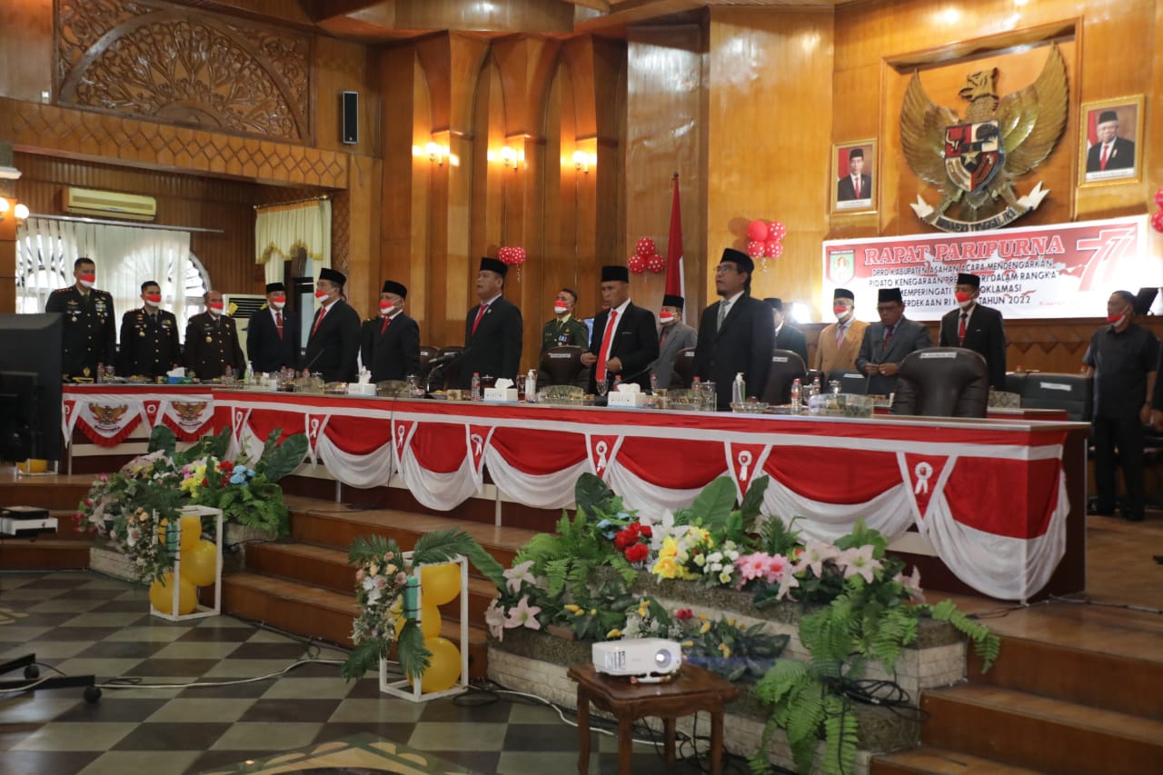 Kapolres Asahan Hadiri Rapat Paripurna DPRD, Dengarkan Pidato Kenegaraan Presiden RI