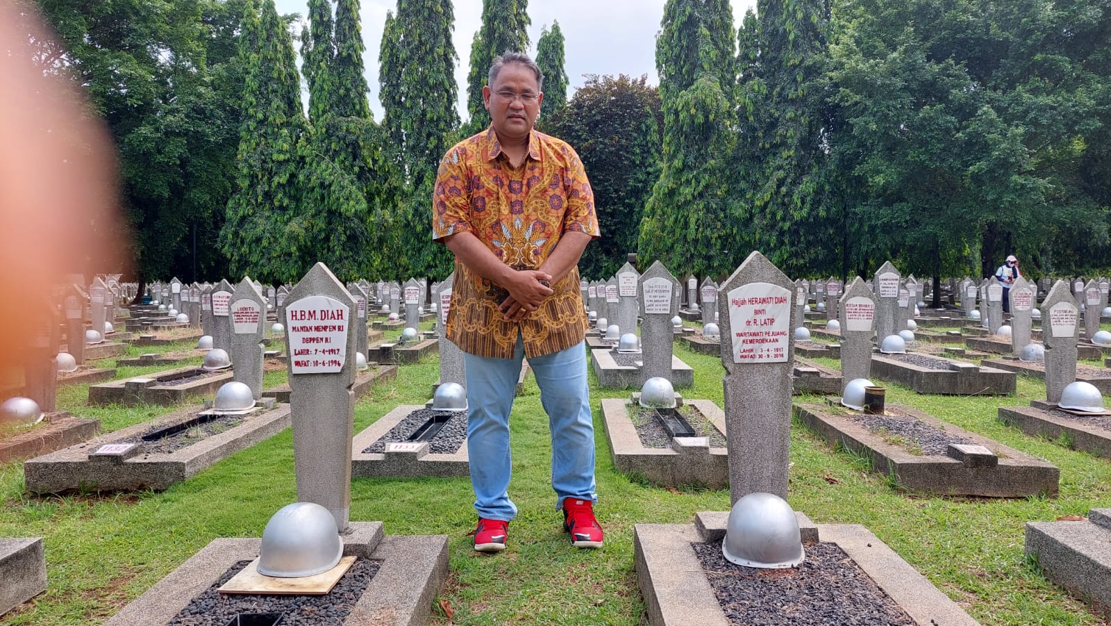 Ketua Umum JMSI Ziarahi Tokoh Pers Saksi Proklamasi