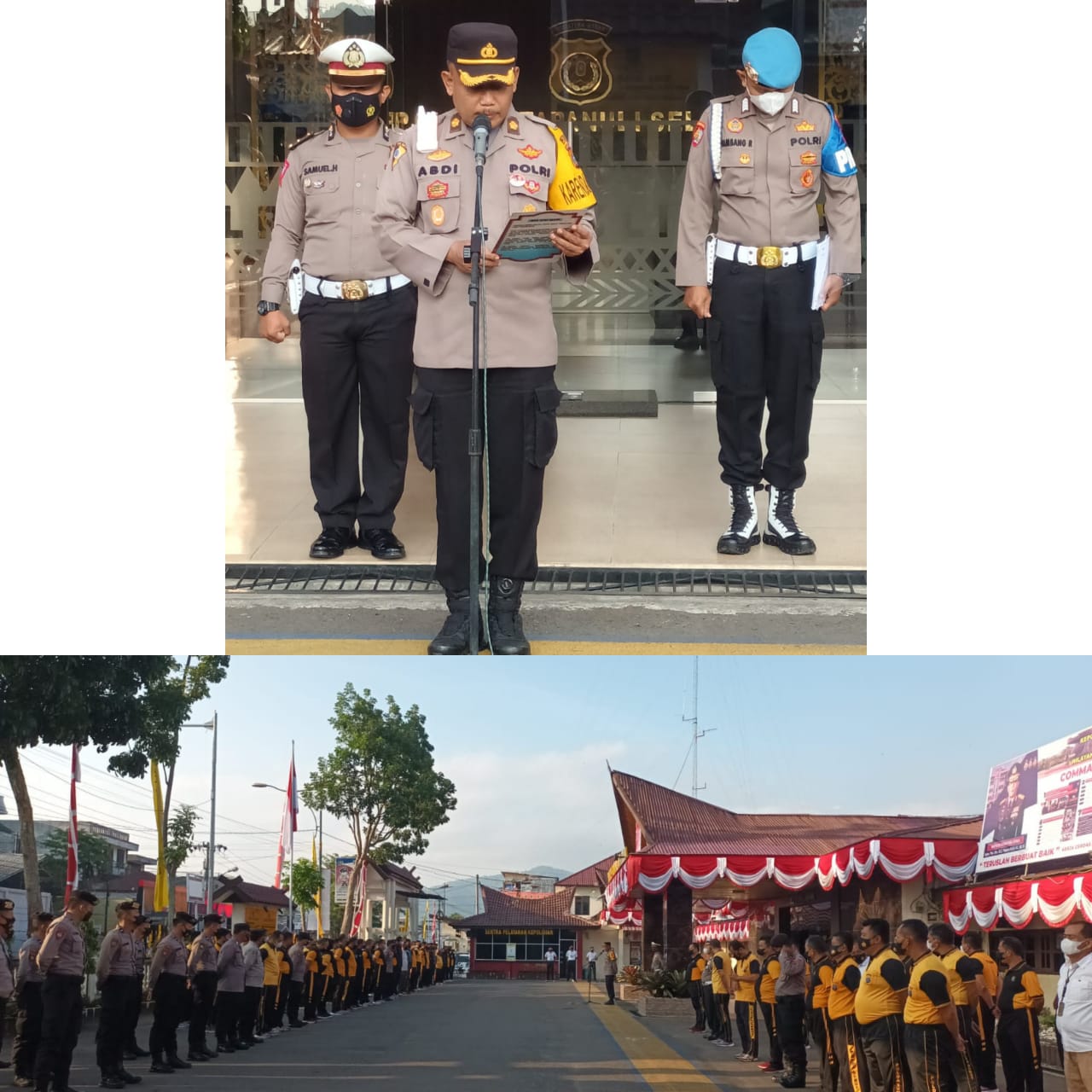 Ini Pesan Kabag Ops Pada Apel Pagi Kepada Personil Polres Tapsel