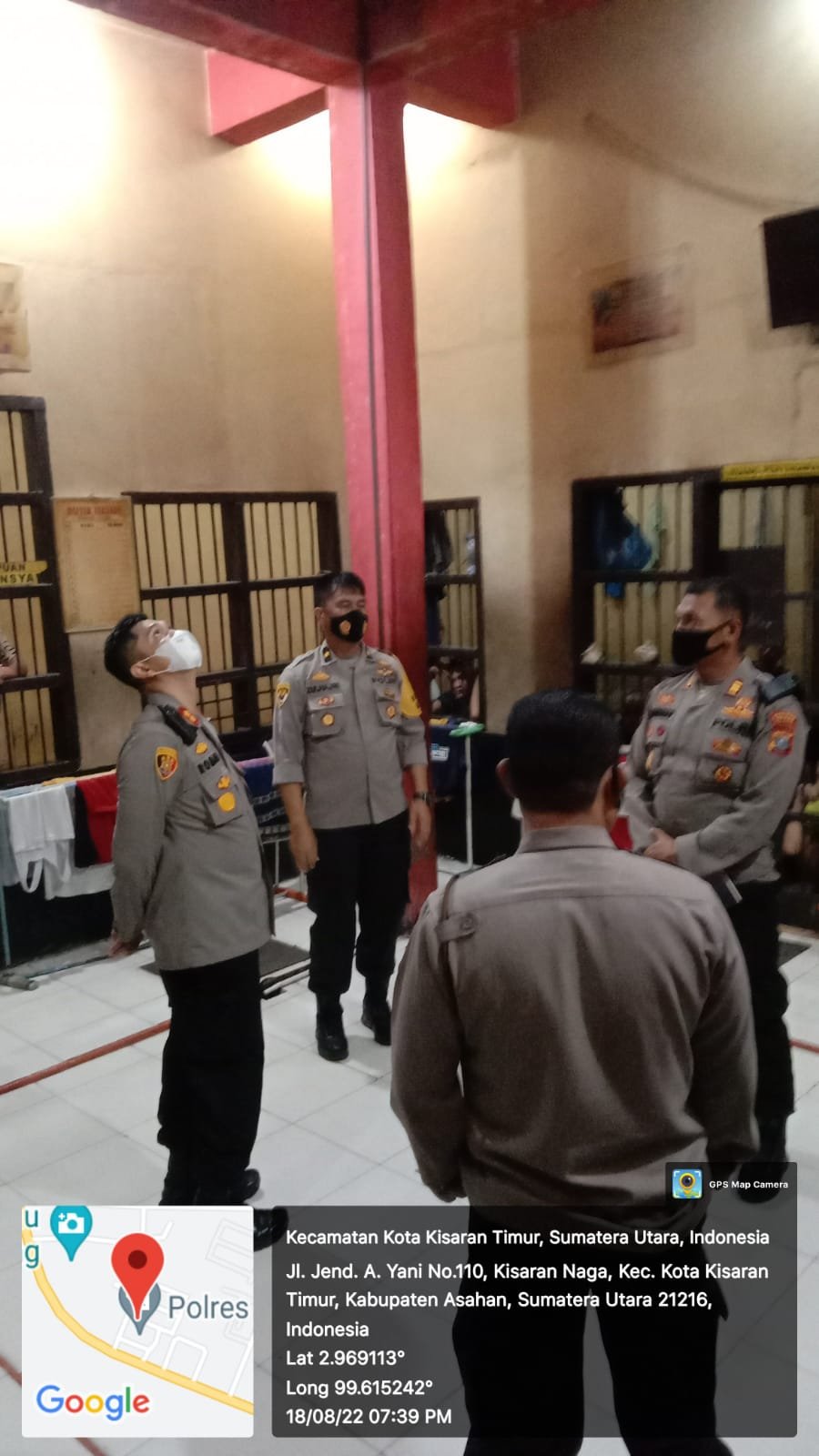 Kapolres Asahan Cek dan Kontrol Ruang Tahanan
