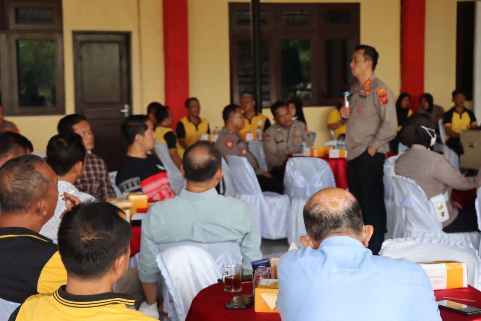 Penuh Keakraban, Kapolresta Deli Serdang Gelar Coffee Morning Bersama Pju dan Personil