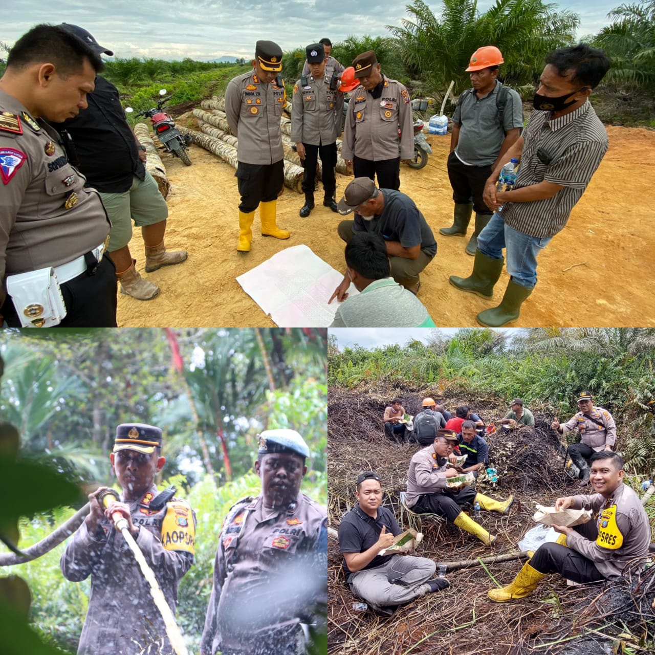 Cerita Kapolres Tapsel Padamkan Api di Lokasi Kebakaran: Jalan Kaki 1,5 Kilometer hingga Makan Nasi Bungkus