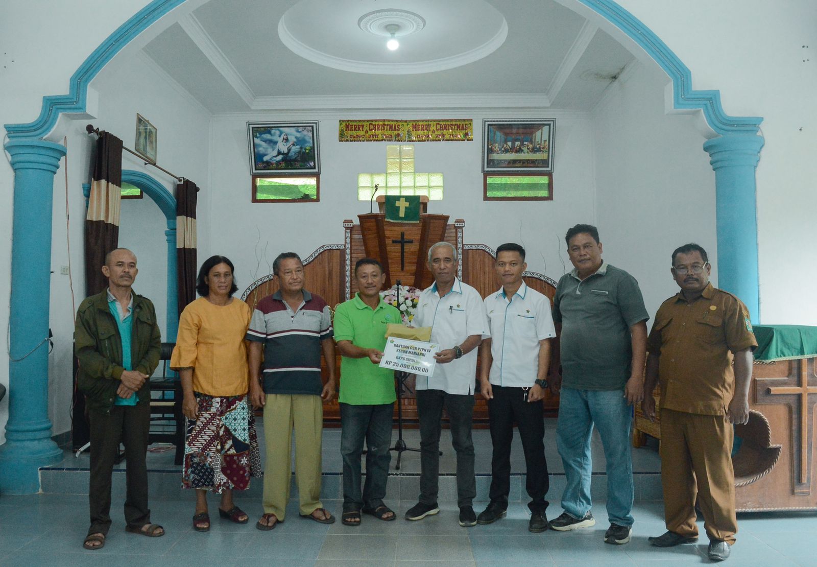 PTPN IV Kebun Marjandi Salurkan Bantuan Program CSR ke Rumah Ibadah
