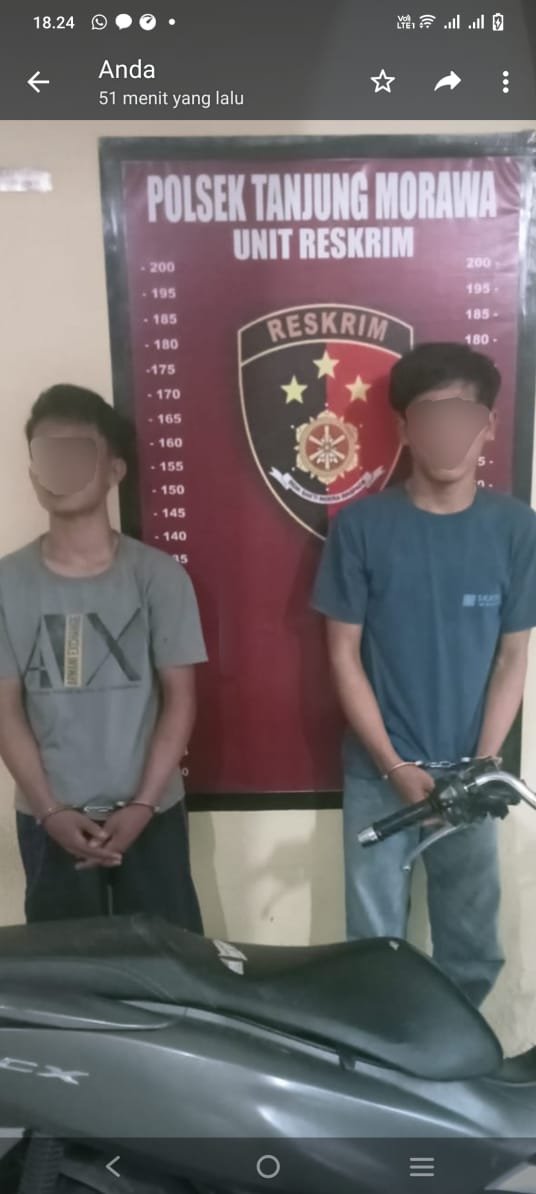 Curi Hp, 2 Pelaku Dibekuk Unit Reskrim Polsek Tanjung Morawa