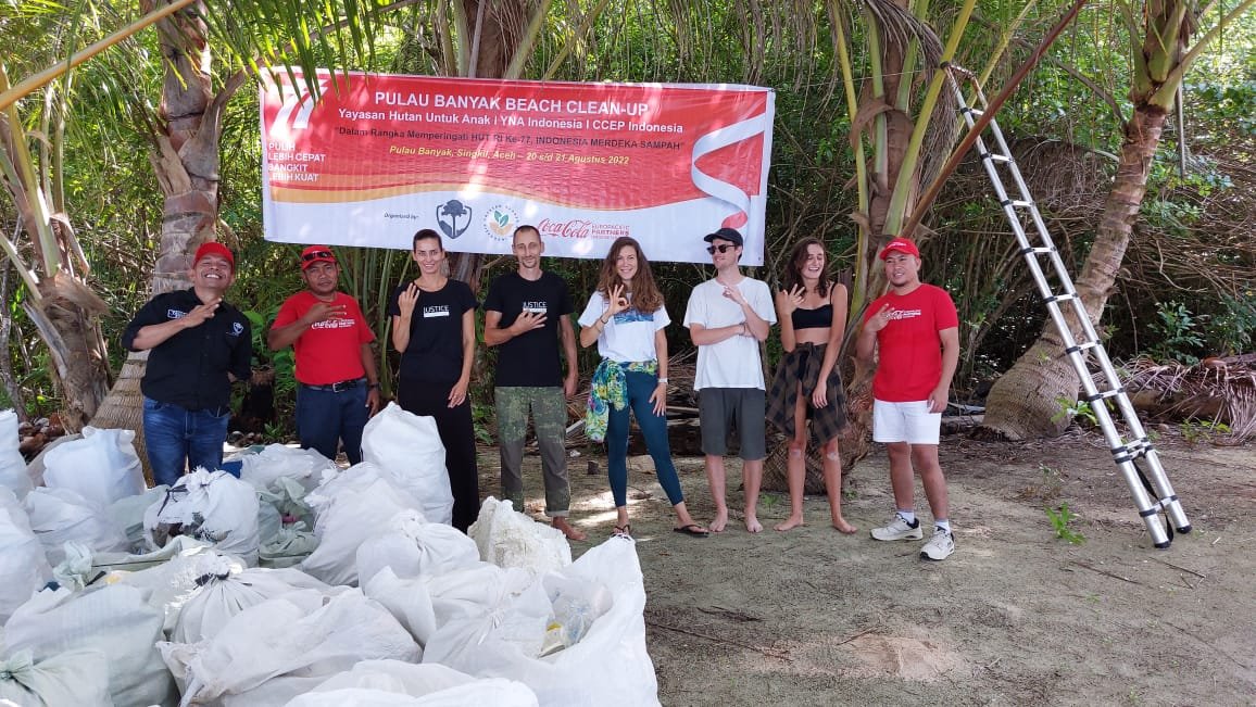 Atasi Sampah, YNA dan CCEP Indonesia serta YHUA Dampingj Pengolahan Sampah Hingga ke Pelosok Pulau Kecil di Aceh