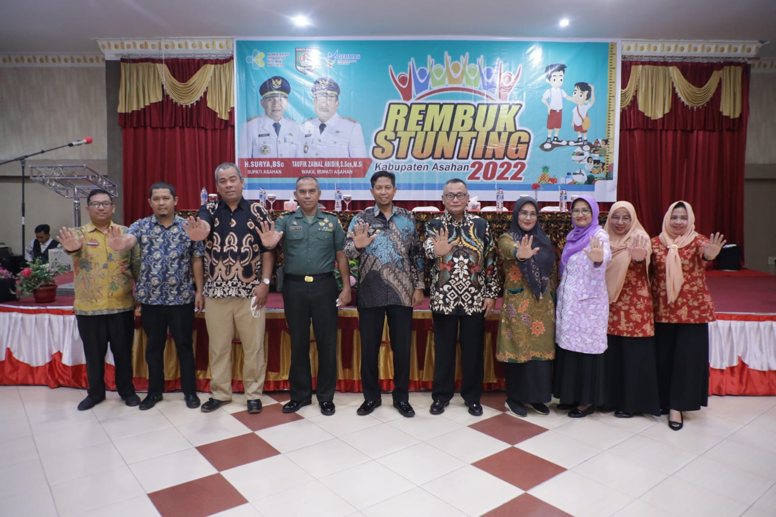 Staf Ahli Bupati Asahan Buka Rembuk Stunting Kabupaten Asahan Tahun 2022