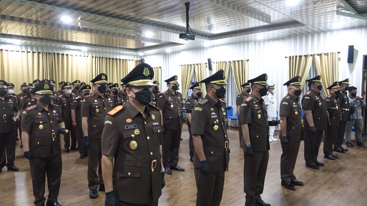 Kajati Sumut Lantik Wakajati, Aspidmil, Kajari dan Koordinator