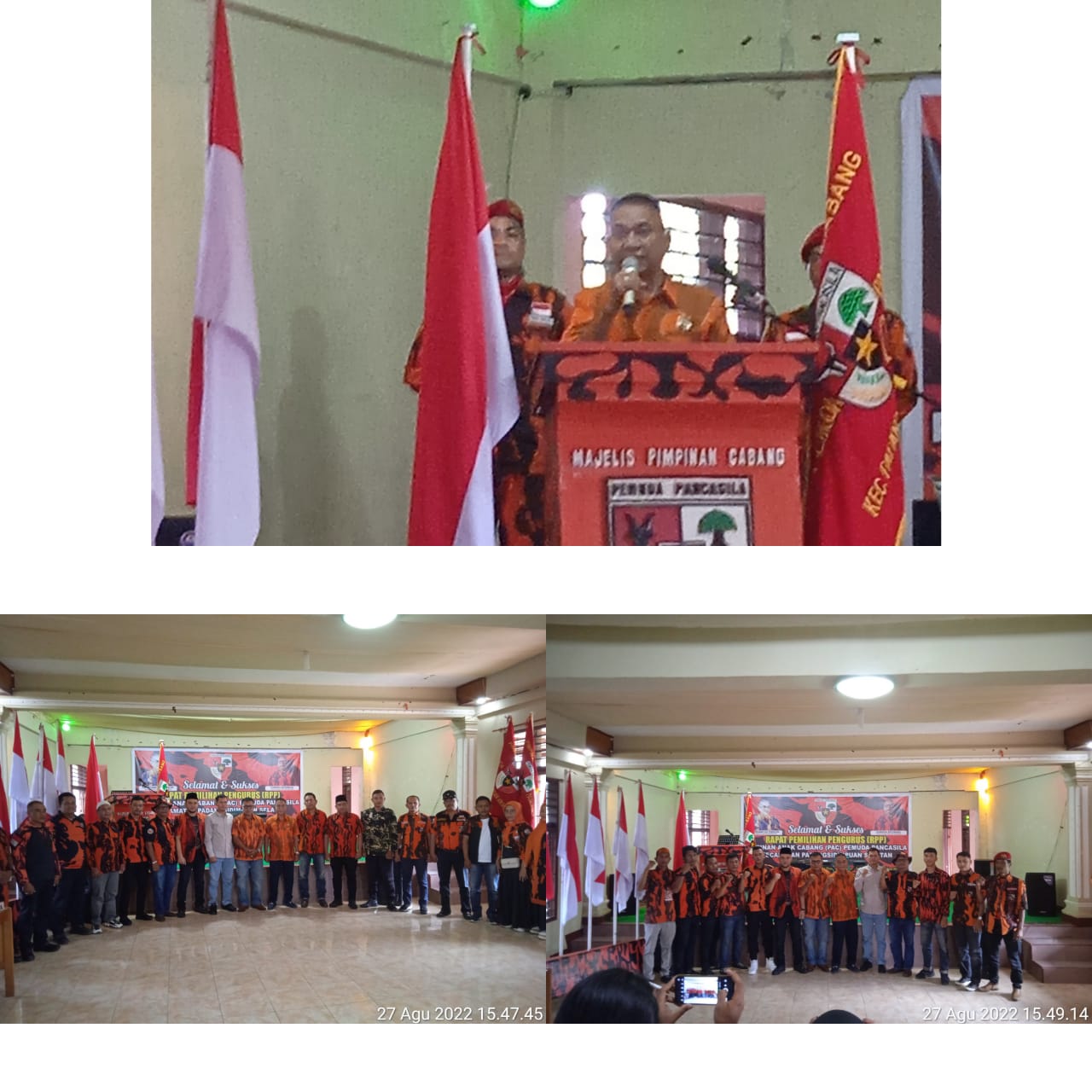 Ketua MPC Pemuda Pancasila Sidempuan Buka RPP PAC Selatan, Ini Pesannya...