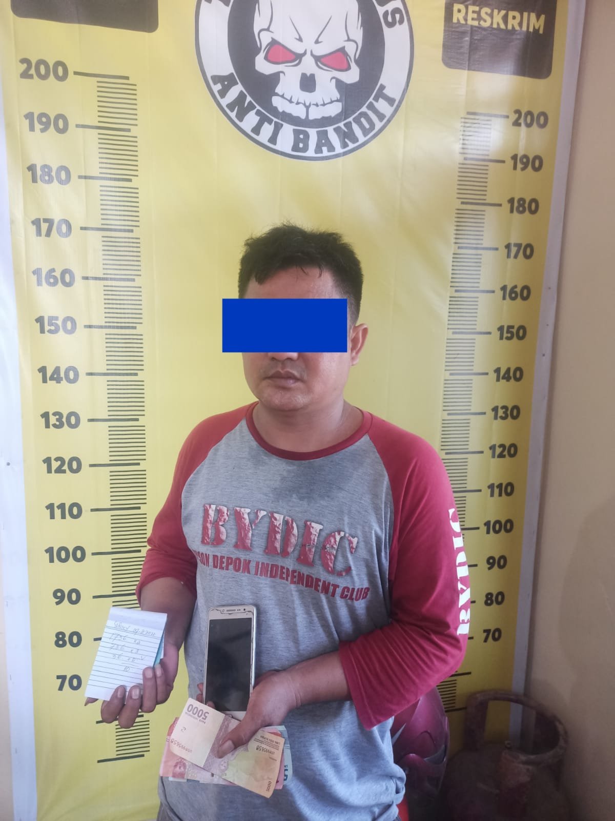 Reskrim Polsek Bandar Pulau Polres Asahan Amankan Pelaku Judi Togel