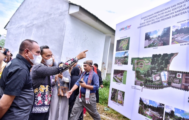 Edy Rahmayadi Beri Dukungan Penuh Penataan dan Pembangunan Situs Benteng Putri Hijau