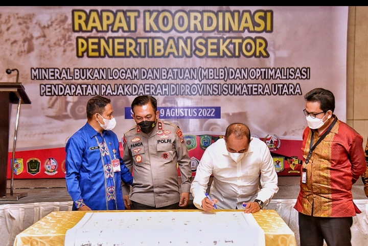 Siap Terima Pendelegasian Izin Tambang, Pemprov Sumut Teken Komitmen di Depan KPK
