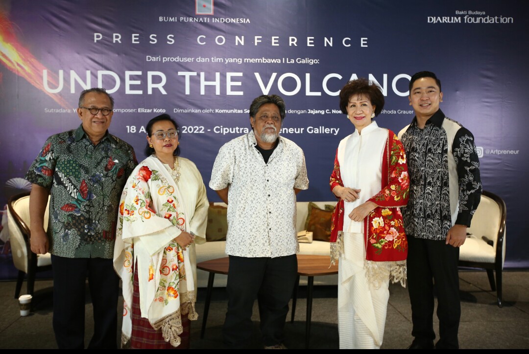Terinspirasi dari Syair Lampung Karam,  Pertunjukan Under The Volcano Siap Ditampilkan