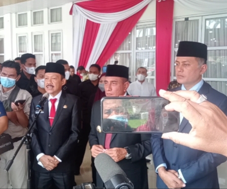 Edy Rahmayadi lantik Arief Sudarto Trinugroho jadi Sekdaprovsu, Ini Kata Gubsu