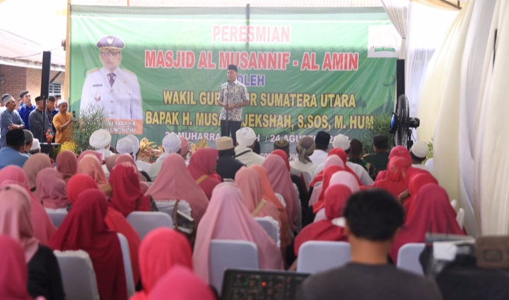 Masjid Al Musannif Al Amin Diresmikan, Warga Kembali Berkegiatan di Masjid