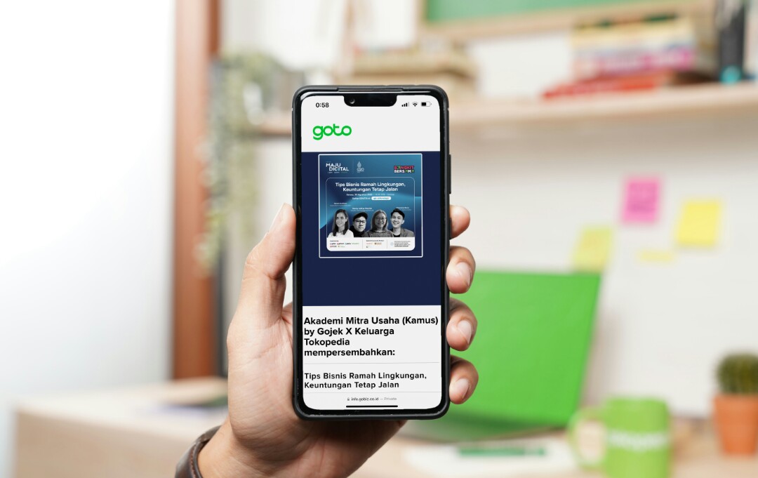 Kelas Maju Digital Ke-2: Tokopedia Bagikan Tips Bisnis Ramah Lingkungan, Keuntungan Tetap Jalan
