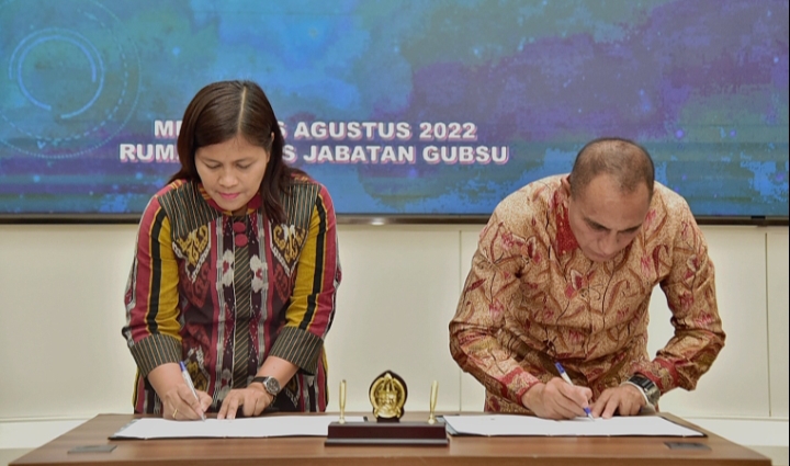 Teken Kesepakatan dengan IAKN Tarutung Edy Rahmayadi Ingatkan Pentingnya Link and Match Pendidikan Tinggi dan Lapangan Kerja