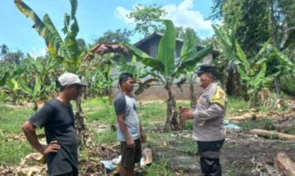 Cegah Karhutla, Bhabinkamtibmas Polsek Bangun Purba Polresta Deli Serdang Laksanakan Patroli Monitoring Lahan KebunÂ 