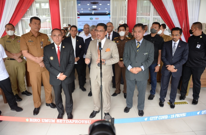 Menpora Malaysia Puji Komitmen Edy Rahmayadi Bangun Sport Centre