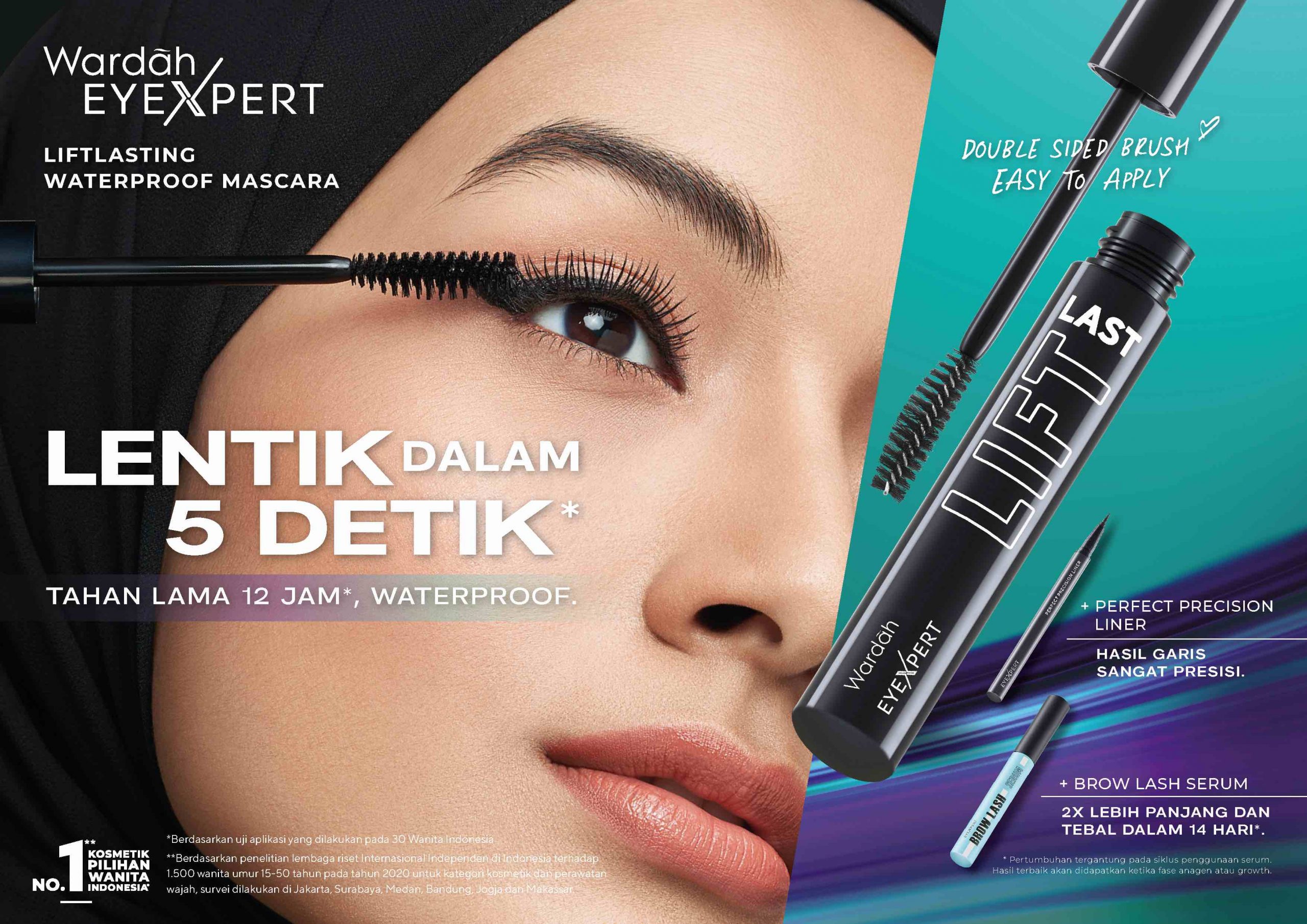 Wardah EyeXpert Luncurkan Rangkaian Produk Riasan Mata Terbaru; Liftlast Mascara, Perfect Precision Liner, dan Brow Lash Serum