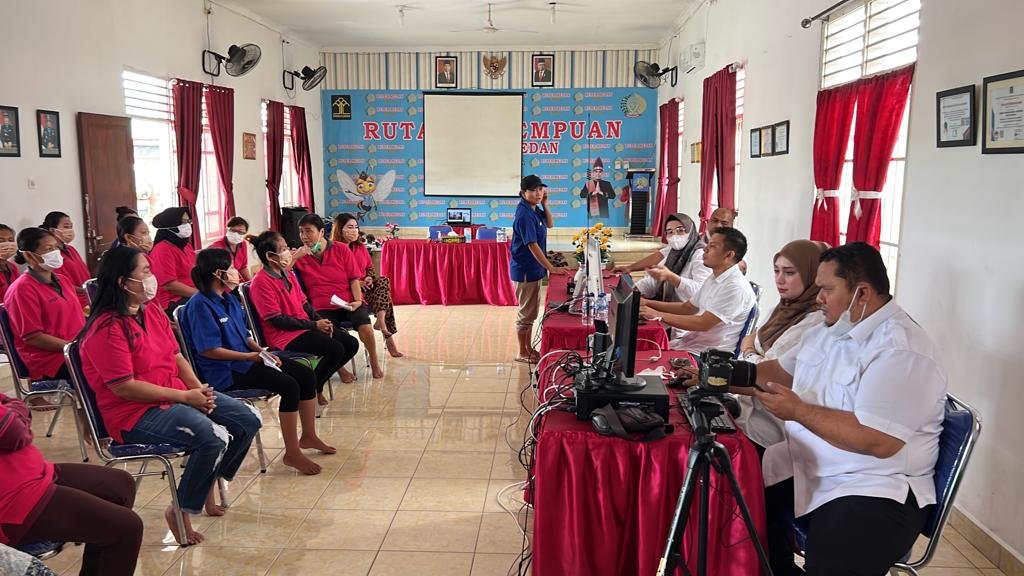 Disdukcapil Medan dan Rutan Â Perempuan Kelas II Tanjung Gusta lakukan Pemadanan dan Pendataan NIK Warga Binaan