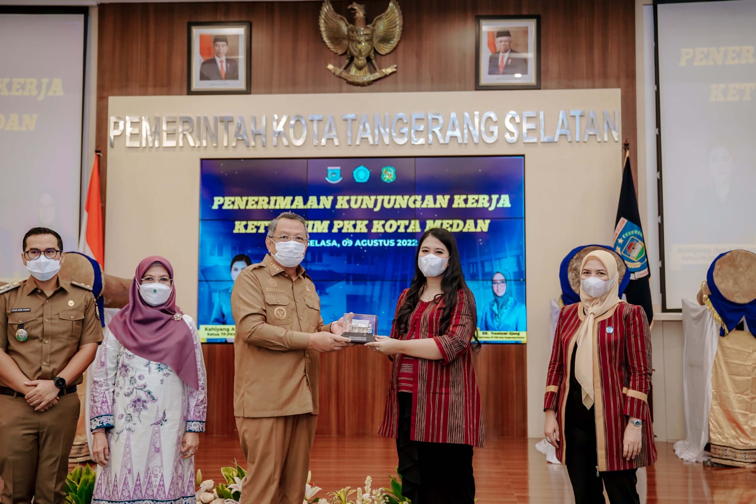 Tingkatkan Kualitas Hasil UP2K, TP PKK Kota Medan Kunjungi Tangsel