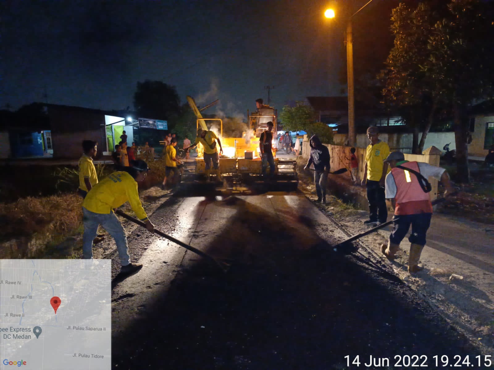 Berikan Kenyamanan Bagi Masyarakat, Jalan Rawe II Medan Deli Di Patching