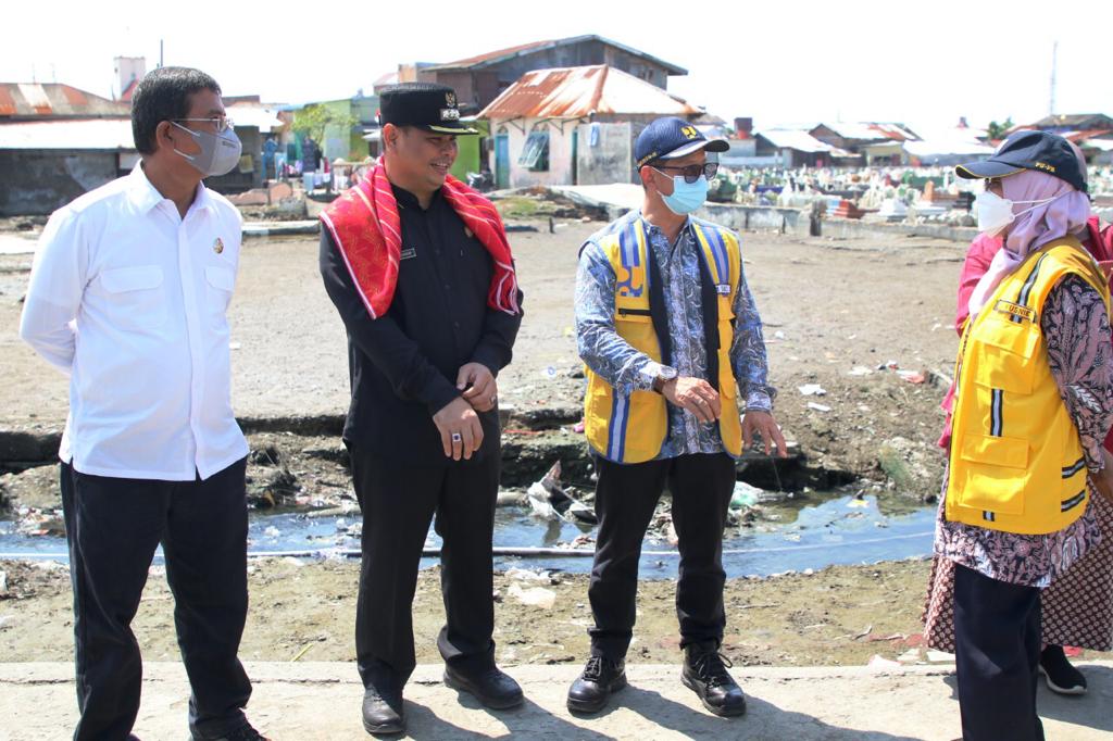 Pusat Pengembangan Infrastruktur PUPR Wilayah I Tinjau 5 Kelurahan di Medan Belawan