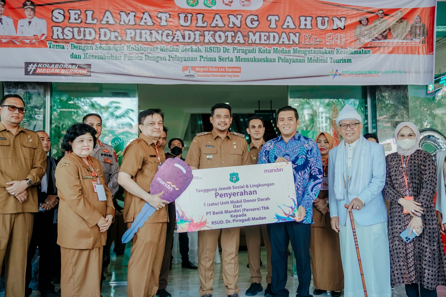 Di HUT RSUD Dr Pirngadi, Bobby Nasution : Berkarya & Abdikan Diri Untuk Layani Masyarakat