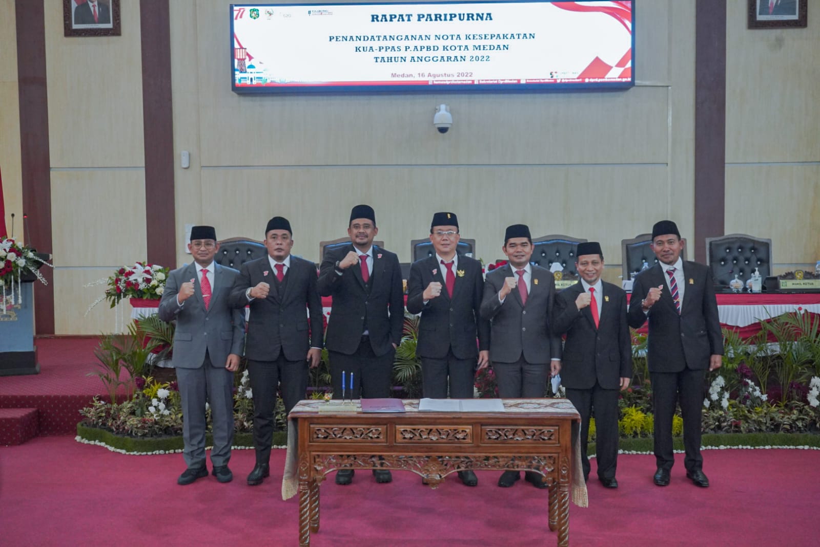 Nota Kesepakatan KUA-PPAS P-APBD 2022 Ditandatangani, Bobby Nasution: Wujudkan Harapan Masyarakat