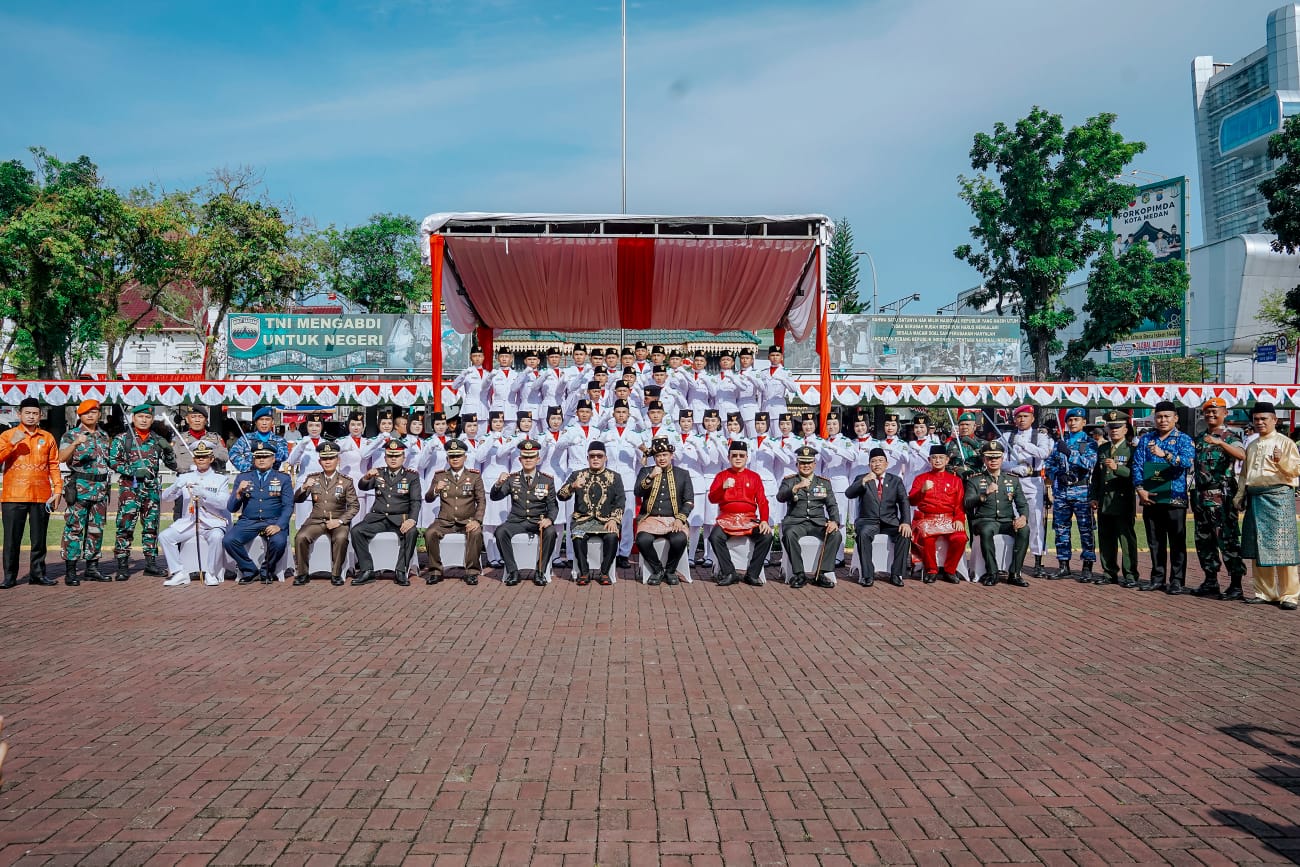 Di HUT Kemerdekaan, Bobby Nasution Ajak Semua  Kolaborasi Wujudkan Medan Berkah, Maju & Kondusif