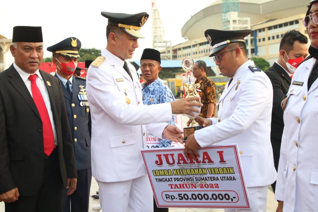 Dengan Dukungan dan Bimbingan Bobby Nasution, Tanjung Mulia Hilir Terpilih Jadi Kelurahan Terbaik di Sumatra Utara