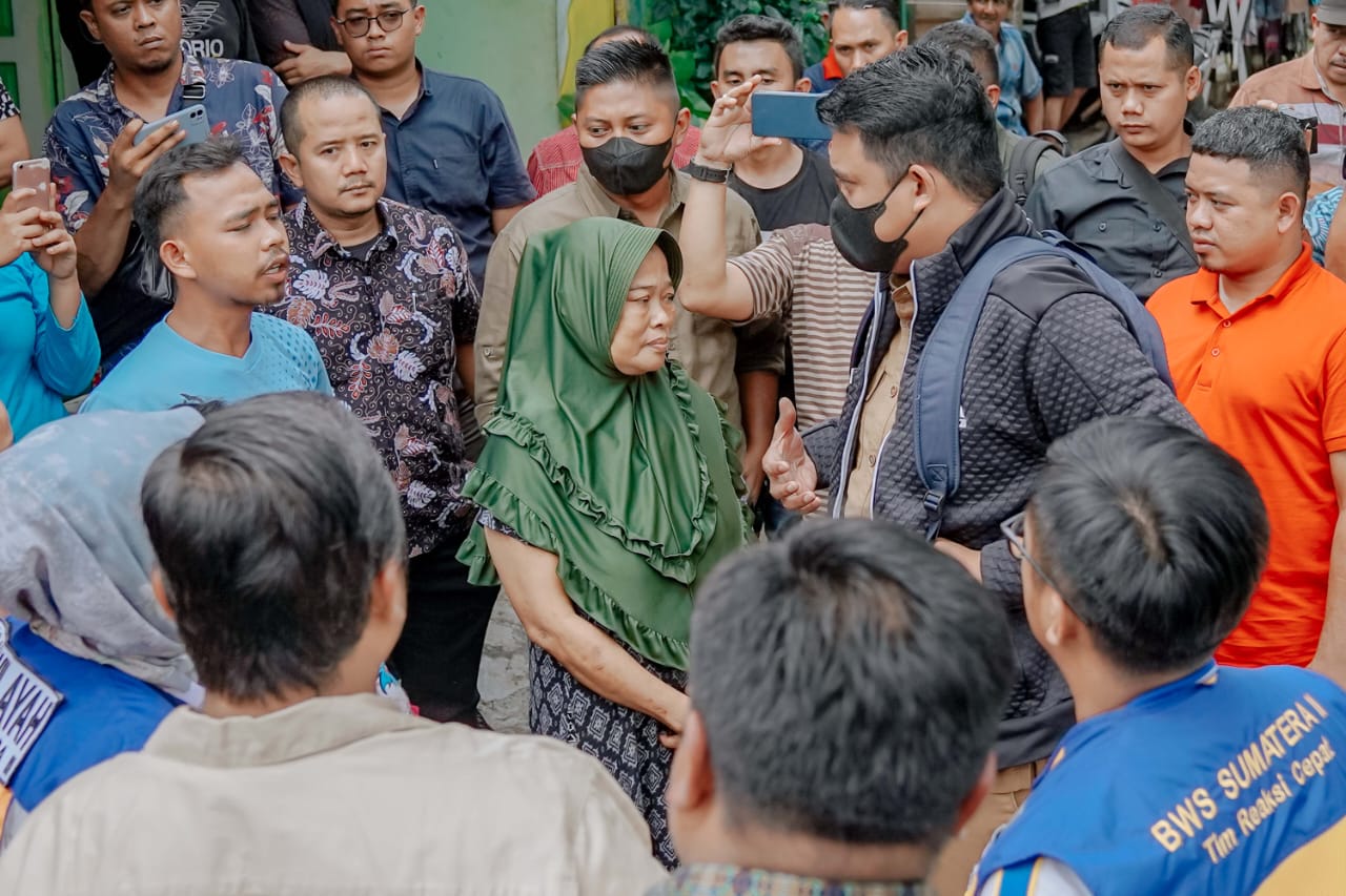 Tinjau Lokasi Banjir Luapan Sungai Sei Sikambing & Selayang, Bobby Nasution: Cari Akar Masalah & Segera Atasi!